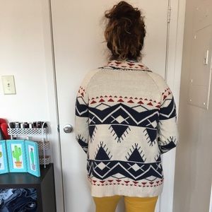 Cozy Printed Cardigan